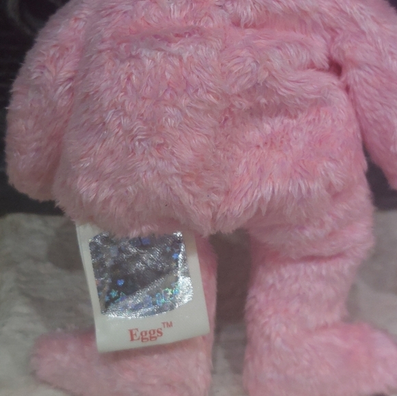 Ty Teenie Beanie "EGGS" Easter Sping Pink Bear 2001- 5" Classic Mini Collection - Picture 7 of 7